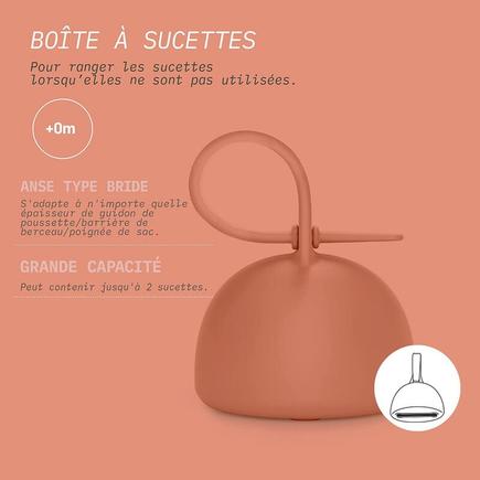 Porte-Sucette Colour Essence Silicone Rose SUAVINEX - 5