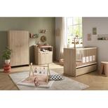 Chambre Trio Lit transformable 60x120 + Commode + Armoire ADELE