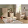 Chambre Trio Lit transformable 60x120 + Commode + Armoire ADELE SAUTHON