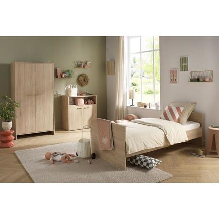 Chambre Trio Lit transformable 60x120 + Commode + Armoire ADELE SAUTHON - 2