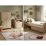 Chambre Trio Lit combiné 60x120 + Commode  + Armoire ADELE