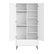 Chambre TRIO Lit 60x120 Commode Armoire BLANCA VOX - 5