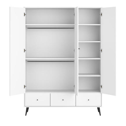 Armoire 3 portes Blanca blanc VOX - 2