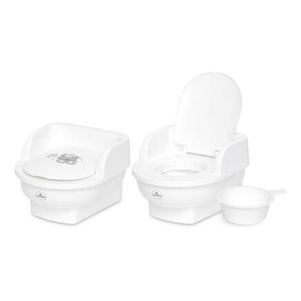 Potty Pot Trone Blanc Ours LORELLI