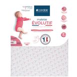 Matelas évolutif déhoussable 60x120 cm Candide