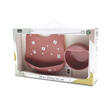 Set de 2 pièces bavoir + assiette rebord ROSE LORELLI - 3