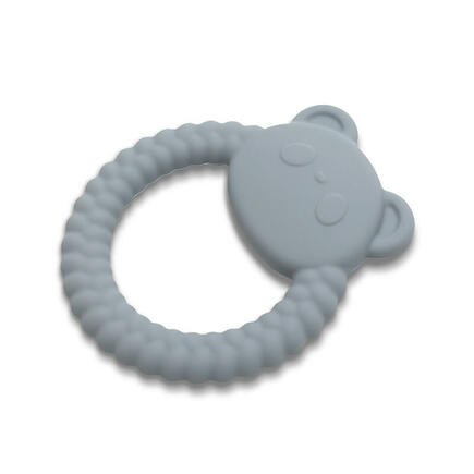 Hochet de dentition en silicone Panda Gris LORELLI - 2