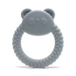 Hochet de dentition en silicone Panda Gris