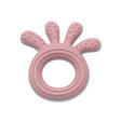 Hochet de dentition en silicone Octopus Rose LORELLI