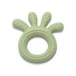 Hochet de dentition en silicone Octopus Vert