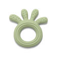 Hochet de dentition en silicone Octopus Vert LORELLI