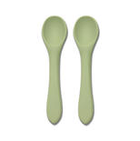 Lot de 2 cuillères en silicone VERT