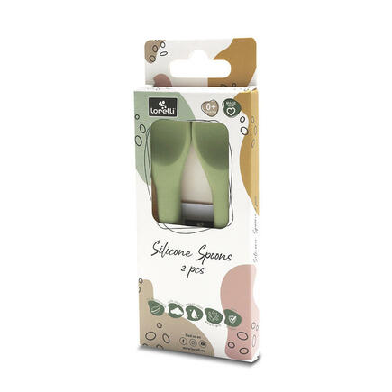 Lot de 2 cuillères en silicone VERT LORELLI - 3