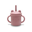 Tasse en silicone avec poignet et paille ROSE LORELLI - 2