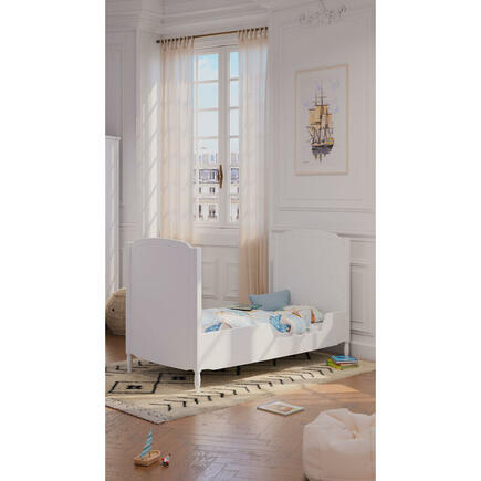 Lit bébé évolutif 70x140 LAFAYETTE Neige  THEO - 6