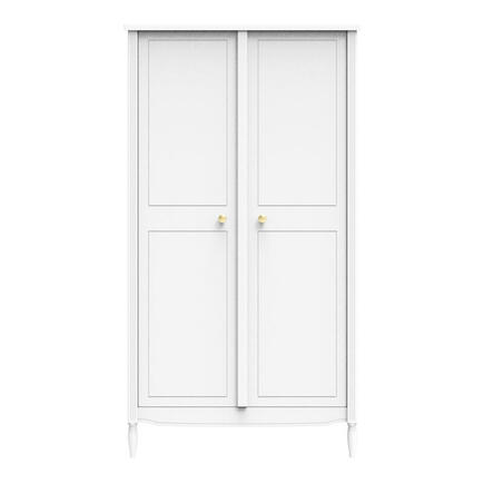 Armoire 2 portes LAFAYETTE Neige THEO - 5