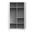 Armoire 2 portes LAFAYETTE Neige THEO - 8