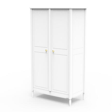 Armoire 2 portes LAFAYETTE Neige THEO