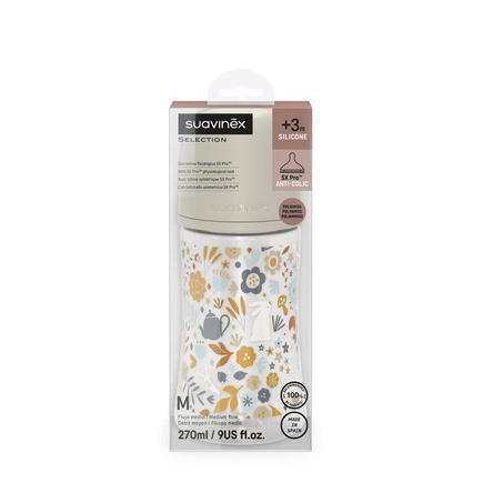 Biberon 270ml tétine SXPro M Wonderland Beige SUAVINEX - 5