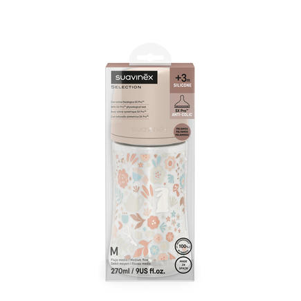 Biberon 270ml tétine SXPro M Wonderland Rose SUAVINEX - 3