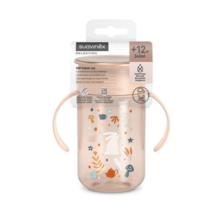 Tasse d'apprentissage 360° 340 ml Wonderland Rose SUAVINEX - 4