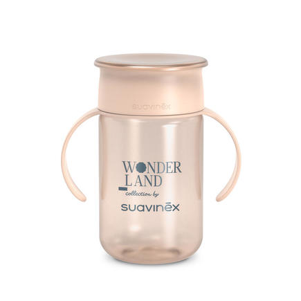 Tasse d'apprentissage 360° 340 ml Wonderland Rose SUAVINEX