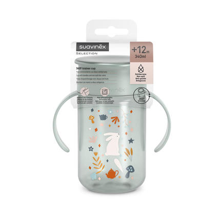 Tasse d'apprentissage 360° 340 ml Wonderland Bleu SUAVINEX - 3