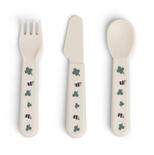 Set de 3 couverts Foodie Tiny Farm Sable