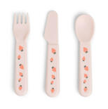 Set de 3 couverts Foodie Tiny Farm Rose